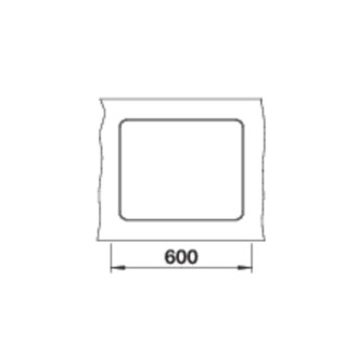 Blanco ETAGON 500 F InFino Silgranit bílá soft bez excentru s pojezdy
