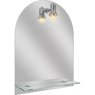 ORMES - zrcadlo s osvětlením 500 x 650 mm (š x v) OLNZORM