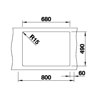 Blanco PLEON 8 dřez vestavný, bez odtokové sady bílá soft silgranit 527780