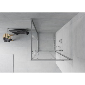 MEXEN RIO sprchový kout čtverec 80x80x190 cm 5mm chrom-čiré 860-080-080-01-00