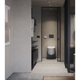 WCLEAN závěsné WC Swirlflush s integrovaným elektronickým bidetem, bílá dual-mat