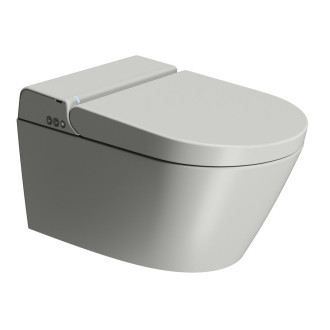 WCLEAN závěsné WC Swirlflush s integrovaným elektronickým bidetem, cenere dual-mat