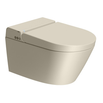 WCLEAN závěsné WC Swirlflush s integrovaným elektronickým bidetem, creta dual-mat