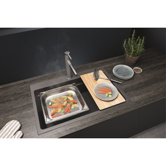 Blanco ETAGON 8 InFino Silgranit bílá soft bez excentru+pojezdy