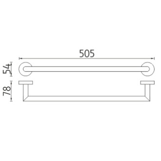 Nimco Unix UN 13046A-26 Držák na ručníky, 51 cm