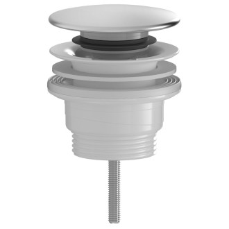 Umyvadlová výpust 5/4“, click-clack, velká zátka, 4-45mm, ABS/nerez 58685