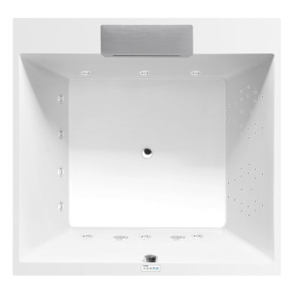 CAME FALLS hydromasážní vana, 175x175x50cm, Highline Hydro, chrom 59609