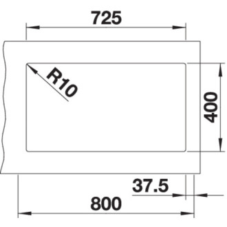 Blanco SUBLINE 430/270 U InFino Silgranit bílá soft
