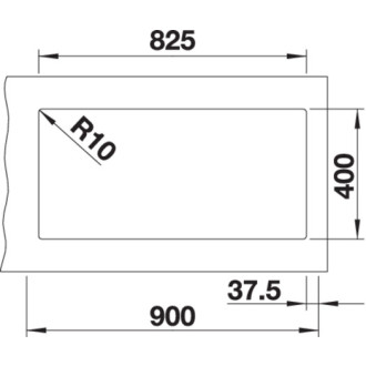 Blanco SUBLINE 480/320 U InFino Silgranit bílá soft dřez vlevo bez táhla
