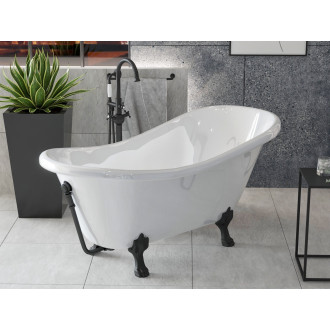 BESCO vana volně stojící OTYLIA, 1600×770 mm, bílá barva, sanitární kompozit VANMER160B
