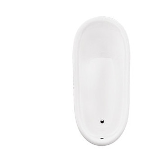 BESCO vana volně stojící OTYLIA, 1600×770 mm, bílá barva, sanitární kompozit VANMER160B