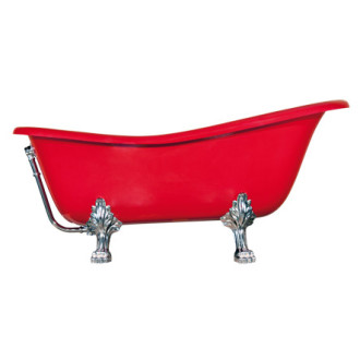 BESCO vana volně stojící OTYLIA, 1600×770 mm, bílá barva, sanitární kompozit VANMER160B