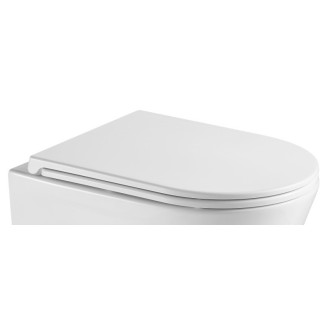 ARCO závěsné wc rimless + SLIM sedátko soft-close, oválné OLKLT046E