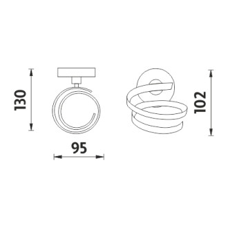 Nimco Unix UN 13011-26 Držák na fén