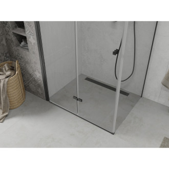 Mexen Lima skládací sprchový kout 70 x 100 cm, transparentní, černá - 856-070-100-70-00