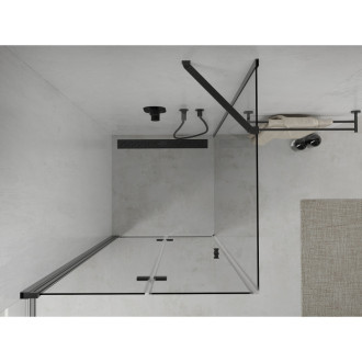 Mexen Lima skládací sprchový kout 90 x 90 cm, transparentní, černá - 856-090-090-70-00
