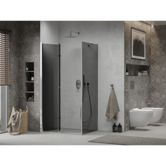 Mexen Lima skládací sprchový kout 80 x 120 cm, grafit, chrom - 856-080-120-01-40