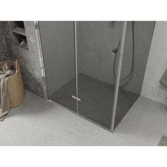 Mexen Lima skládací sprchový kout 80 x 120 cm, grafit, chrom - 856-080-120-01-40