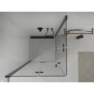 Mexen Lima Duo skládací sprchový kout 90x90 cm, transparent, černá 856-090-090-50-00-02