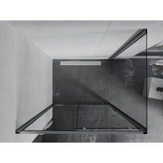 Mexen Apia výsuvný sprchový kout 125 x 80 cm, transparentní, chrom - 840-125-080-01-00