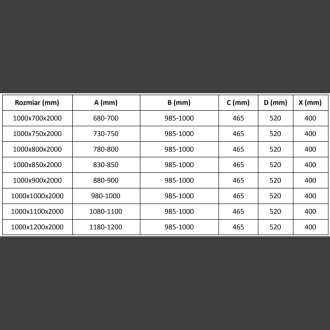 Mexen Velar výsuvná sprchová kabina 100 x 120 cm, transparentní, chrom - 871-100-120-01-01