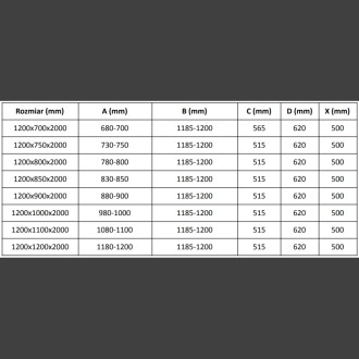 Mexen Velar výsuvná sprchová kabina 120 x 90 cm, transparentní, chrom - 871-120-090-01-01
