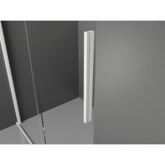 Mexen Velar výsuvná sprchová kabina 120 x 85 cm, průhledná, bílá - 871-120-085-01-20