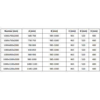 Mexen Velar vysouvací sprchový kout 100x75, transp., broušené zlato 871-100-075-01-55