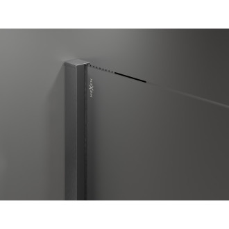 Mexen Velar sprchový kout 120x85 cm, průhledná, šedá kartáčovaná 871-120-085-01-66