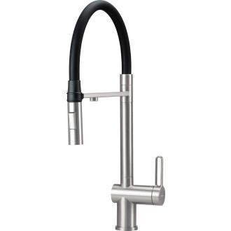 Deante Magnetic dřezová baterie s flex výtokem a připojení filtru kartáč ocel BRM_F75M