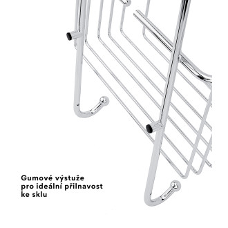 Nimco Trend TR 02-26 Závěsná police dvoupatrová  chrom