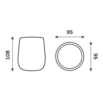 Nimco Tabo TA 3158-04 Pohárek na kartáčky