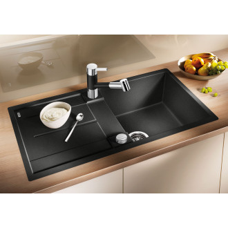 Blanco METRA 5 S-F dřez do roviny černá granit 525 921