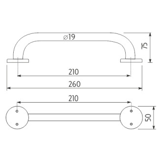 Nimco Madlo BM 3035M-18 Madlo 210x19 mm