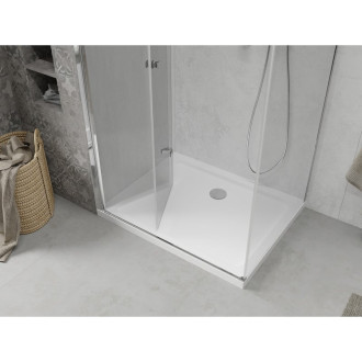 Mexen Lima skládací sprchový kout 90x80, transp., chrom + vanička 856-090-080-01-00-4010