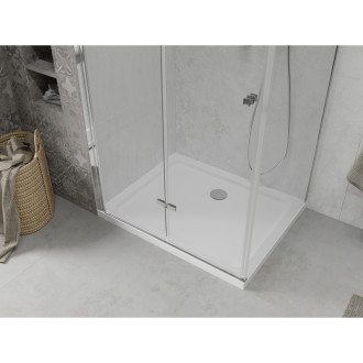 Mexen Lima skládací sprchový kout 100x90, transp., chrom + vanička 856-100-090-01-00-4010