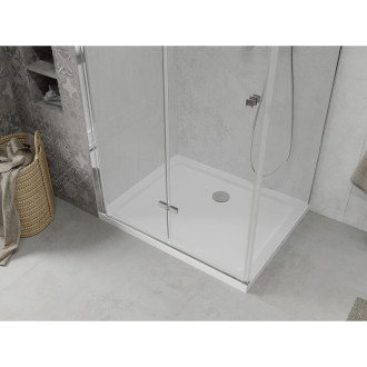 Mexen Lima skládací sprchový kout 110x90, transp., chrom + vanička 856-110-090-01-00-4010