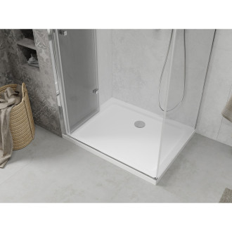 Mexen Lima skládací sprchový kout 120x70, transp., chrom + vanička 856-120-070-01-00-4010