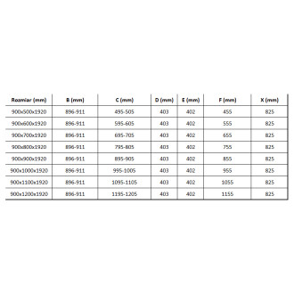 Mexen Lima skládací sprchový kout 90x90, transp., zlatá + vanička 856-090-090-50-00-4010