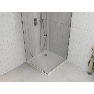 Mexen Roma sklopná sprchový kout 80x80, transp., chrom + vanička 854-080-080-01-00-4010