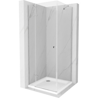 Mexen Roma 90x90, transp., chrom + vanička 854-090-090-01-00-4010