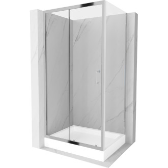 Mexen Apia sprchový kout 120x90, transp., chrom + vanička Rio 840-120-090-01-00-4510