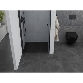 Mexen Pretoria sprchové dveře 70 cm, průhledné, černé - 852-070-000-70-00
