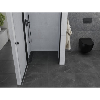 Mexen Pretoria sprchové dveře 70 cm, průhledné, černé - 852-070-000-70-00