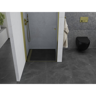 Mexen Pretoria sprchové dveře 90 cm, průhledné, zlaté - 852-090-000-50-00