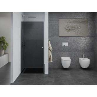 Mexen Pretoria sprchové dveře pantové 90 cm, grafit, chrom - 852-090-000-01-40