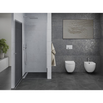 Mexen Pretoria sprchové dveře pantové 90 cm, grafit, chrom - 852-090-000-01-40