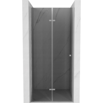 MEXEN LIMA sprchové dveře zalamovací 80x190 cm 6mm, chrom-kouřové 856-080-000-01-40