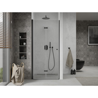 MEXEN LIMA sprchové dveře zalamovací 100x190 cm 6mm, černá-čiré 856-100-000-70-00
