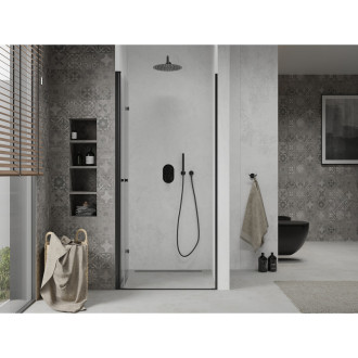 MEXEN LIMA sprchové dveře zalamovací 100x190 cm 6mm, černá-čiré 856-100-000-70-00